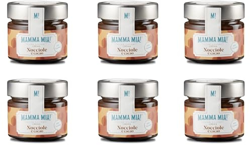 Crema di nocciole e cacao 100% naturale, prodotta artigianalmente in Italia da nocciole dell'Alta Langa Tonda Gentile in vasetti da 180gr (1)