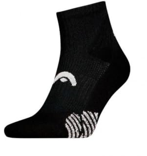 HEAD Padel Quarter Sock Unisex Vuxen, svart, 43-46 EU