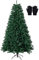 Maxesla Arbol de Navidad 180cm con Soporte de Metal Plegable, 800 Puntas Arbol de Navidad Artificial, Ramas de Abeto Tupidas Realistas, Decoración de para Interiores, Verde