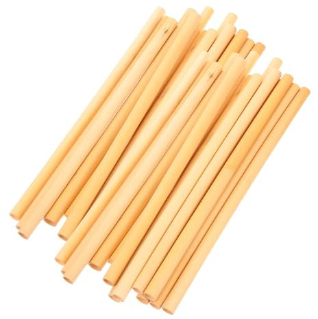 BESPORTBLE 30 Stück Natürliche Schilfrohr Bienenröhren Für Bienenhäuser Nachfüllbare Bienenrohre 9-11mm Durchmesser Für Garten Und Außenbereich