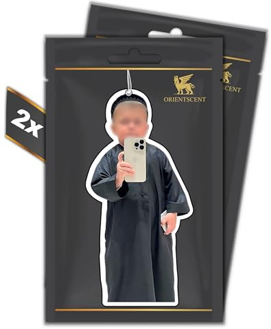 SUBHANALLAH - Set di 2 Fragranze a Forma di Albero Profumato, Deodorante per Auto, Ciondolo Tuning con Profumo (OUD WOOD, 2 Pezzi)