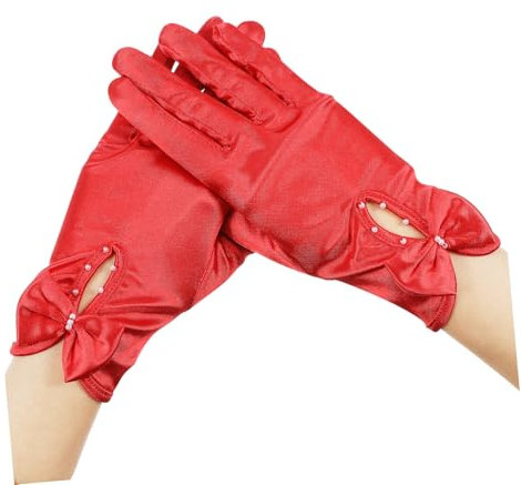 BESTYASH 1paar Elegante Satin-handschuhe Für Damen Hochzeitsaccessoire Handgelenklang Weich Und Pflegeleicht Zeitloses Design Für Besondere Anlässe Für Brautkleider Und Festliche