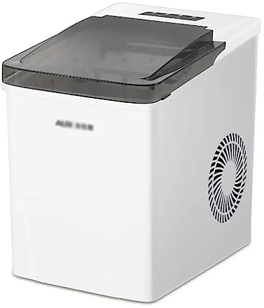 macchina per il ghiaccio Macchina for il ghiaccio da banco, 9 cubetti di ghiaccio in 6 minuti, 15 kg/24 ore, pulizia automatica adatta for feste e cucine in bar da campeggio all'aperto cubetti ghiacci
