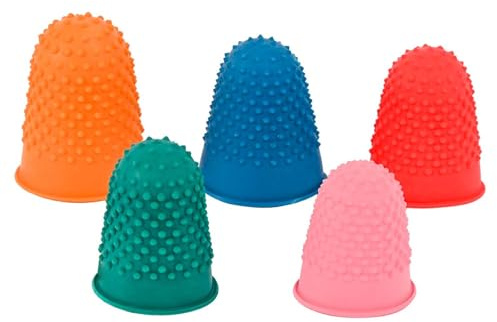 5 PCS 5 Sizes Colors Reusable FingerProtectors