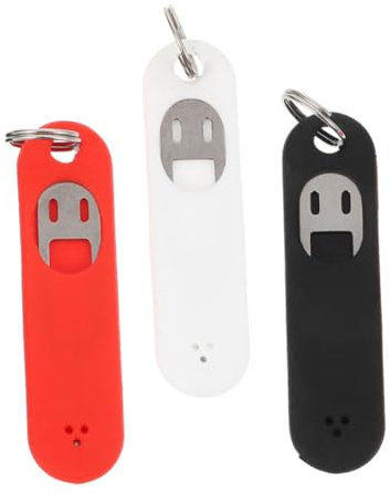 MUELODSIC Aiguilles D'éjection avec Protection Silicone Lot de 3 en Acier Inoxydable Outil Pratique sans Dommage pour Extraction de Puce Téléphone Portable pour Carte Sim
