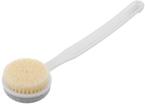 Homoyoyo Ergonomische Fußfeile Mit Langem Griff Und Bimsstein Abwaschbar Für Effektives Hornhautpeeling Und Fußpflege Zu Hause Und Salon