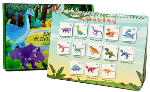 Dinosaurier-Bücher für Kinder, lustige und interaktive Lernspiele, Puzzlebuch für Kinder – für Teenager Studentinnen Schule Haus Lernen Spiel
