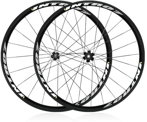 KANGXYSQ Fixed Gear 700C Laufradsatz Single Speed Fahrradrad Alu-Legierung Hinterrad + Vorderrad 100/120 Mm V-Bremse 30 Mm Felgen 20/24H Nabe for 23-28C Außenreifen