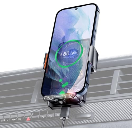 Genérico Soporte para teléfono móvil de Coche - Soporte Antideslizante para Smartphone | teléfono ventilación,para Vehículos, Remolques, Autocaravanas, Automóviles, Sedanes, Pick-ups, Tractores y