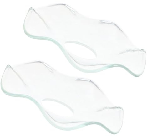 Toyvian Portavelas de Vidrio Transparente Diseño Anti Gotas, 2 Piezas para Bodas y Ambientación del Hogar