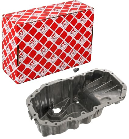 febi bilstein 100264 Ölwanne mit Ölablassschraube und Dichtring , 1 Stück | Kompatibel mit: AUDI A1, A1 Sportback, A3, A3 Cabriolet, A3 Sportback, SEAT ALTEA, ALTEA XL, IBIZA IV, IBIZA IV SC