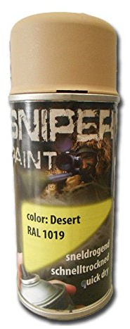Sniper Paint 469313D Peinture en spray, 150 ml, couleur désert