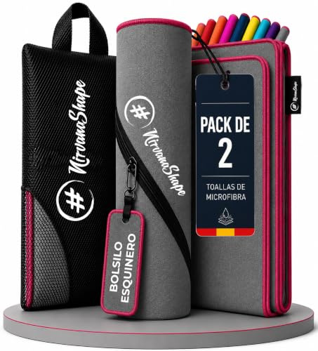 NirvanaShape Mikrofaser Handtuch, Microfaser Handtücher leicht, kompakt als Badetuch, Reisehandtuch, Strandtuch, Sporthandtuch, 2er Set XL+S 200 x 100 + 60 x 40 cm | Microfaser Handtücher Set, Strandtuch, Sporthandtuch, Duschtuch, Saunatuch, schnelltrocknend, leicht