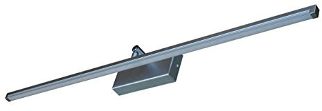 FKL DESIGN Home Deco Bilderleuchte Spiegelleuchte Wandlampe 230V warmweiß Badleuchte Aufbauleuchte Schminklicht LED Lampe MOD-B (Silber, 33 cm)