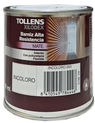 Tollens Barniz Alta Resistencia Mate Interior 250 Ml (Roble Europeo 502)