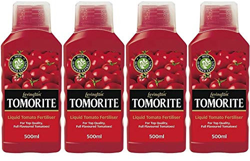 Fertiliser Levington Tomorite Seaweed Enriched Liquid Tomato 500ml (4 Bottles)