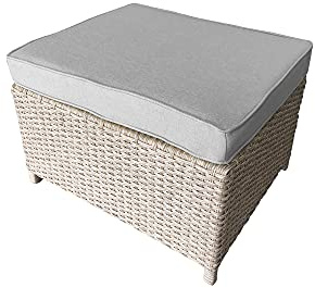 chilly pilley Palettenkissen Sitzkissen Gartenkissen Palettenpolster Palettenauflage Sitz Sofaskissen Garten Kissen Abnehmbar Waschbar Keder Naht (70x80x10, Silber)