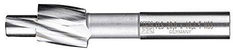 PFERD TOOLS HSS Flachsenker mit Führungszapfen | Ø 20,0 mm, Schaft-ø 12,5 mm, DIN 373 | 25203120 – für Gewindekernlöcher