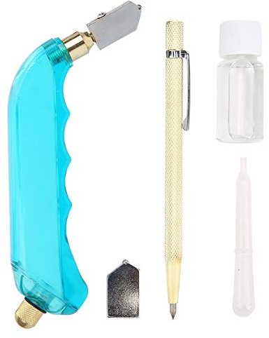 Ölgefülltes Glasschneider-Markierungsdiamon-Werkzeug mit Diamantstift-Kit für Haushalts- und Schneidarbeiten(24.00 * 12.00 * 3.00)