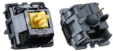 DROP Holy Panda X - Interruttori meccanici per tastiera – Interruttori silenziosi e tattili per montaggio su PCB, Cherry MX Style, molla 60 g, pre-lubrificati, di Gateron (35 pezzi, 5 pin)