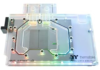 Thermaltake Pacific V-RTX 4080 Plus GPU Water Block | Wasserkühlung für die RTX 4080 von ASUS (ROG & TUF)