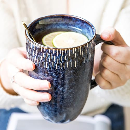 Tazza da caffè grande TuYines, ceramica, XXL, 600 ml