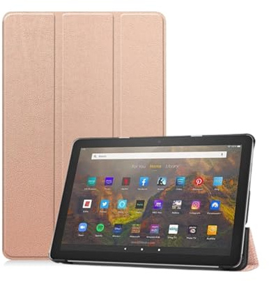 Stianiiie Hülle für Amazon Fire HD 10 (7. / 9. Generation, 2017/2019 Release) 10.1 Premium PU Leder Schutzhülle Amazon Fire HD10 Hülle
