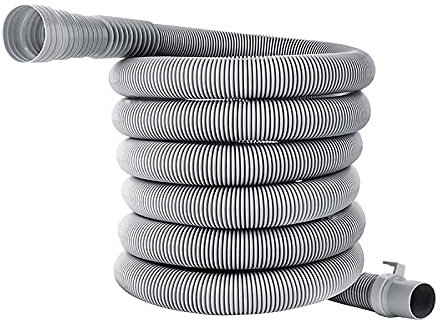 Waschmaschine Schlauch, Abflussschlauch, Abflussschlauch, verlängerter Abflussschlauch for Gartenklemme, Waschmaschine, Auslassschlauchverlängerung (Farbe: A, Länge: 2 m) (Color : A, Size : 4M)