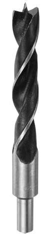 sourcing map Brad Point Drill Bits 20mm(50/64) Dia Straight Steel Round Shank Drill Metric Brad Point 4.7 Drilling Depth Spiral Twist Drill Bits for Carpenter Woodworking Plastic Rubber