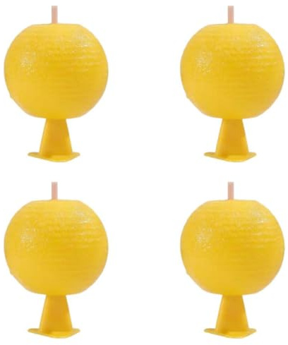 KOBONA Fruchtfliegenfallen, Fliegende Insektenfallen, Ball, multifunktionale Fliegende Insektenfalle, Zitrusform, for Fruchtfliegen-Schwebfliegenmücken