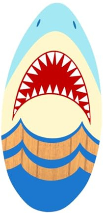 Perfeclan Skimboard Beach Sand Board 35 Pollici, Skimboarding Piccola Tavola da Surf Tavola da Surf, Proto Plank Skimboard per Adolescenti Bambini Ragazzi Ragazze Uomini Donne Adulti, Faccia
