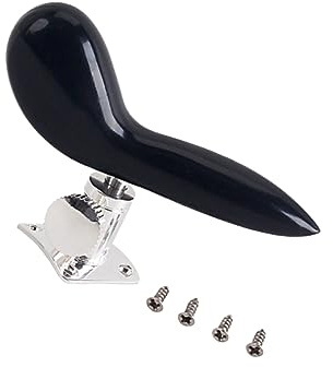 Fagott Schwarz Sattelstütze Handhalter Cg10 für Bassoon Bühnenzubehör | Bakelit Glänzend, Korrosionsbeständig, und Metall, Ergonomische Form, Leicht zu Montieren und Entfernen