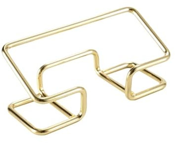 Visitenkartenständer, Visitenkartenhalter für Halter, moderner Visitenkartenhalter für den Schreibtisch, für Büro und Zuhause (Gold, 10 x 4,5 x 4 cm)