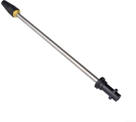 DystopiaWorld Lancia per Idropulitrice 2600 PSI, Ugello Rotante in Acciaio Inox per Kärcher K2 K3 K4 K5 K6 K7, Pistola Alta Pressione per Pulizia Auto, Vialetto, Terrazza, Giardino e Moto