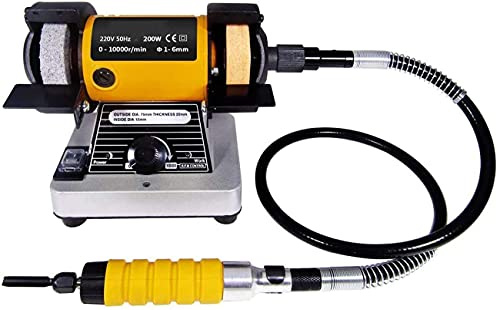 Máquina eléctrica de tallado de madera con rueda de pulido y molienda, 280 W 220 V, herramienta versátil de tallado de cincel de madera para carpintería de precisión