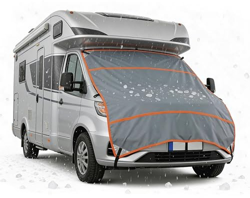 WALSER Proteccion Granizo Autocaravana/Caravana Perma Protect, Garaje antigranizo Tamano Universal, Funda Proteccion vehiculo recreativo - Tamano S (200 x 200 cm) Gris