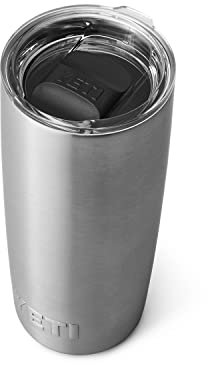YETI Rambler Tumbler, Vacuum Insulated Stainless Steel Tumbler with Magslider Lid, Stainless Steel, 10 oz (296 ml)