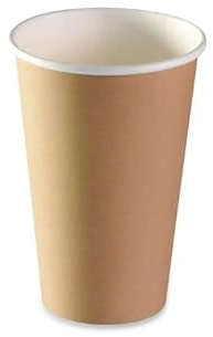 Générique 1000 Gobelets haut carton, coloris brun, pour boissons chaudes ou froides 30cl, gros conditionnement