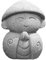 Toddmomy Japanischer Buddha: Schlafender Buddha Klein Niedlicher Dekorationsartikel FüR Zen-Aquarien Und Desktop,Imitat Von Kalkstein Graue Farbe