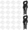 YINETTECH 24pcs Tapas Bloqueadoras de Polvo Y Puertos RJ45 para Concentrador LAN Ethernet Tapa Antipolvo Protector de Bloqueo con 2 Llaves de Extracción Transparentes