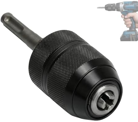 Zyrtkeriom Portabrocas SDS Con Adaptador SDS-plus, 2-13mm 1/2-20UNF, 3 Portabrocas De Cambio Rápido, Accesorios Para Herramientas Eléctricas Compatibles Con Dremel, Makita Y Varias Marcas
