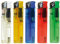 NASS Encendedor electrónico Slim Edition, transparente, recargable, pantalla 50