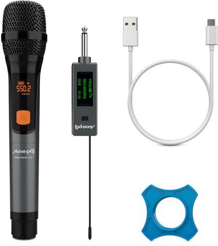 Audibax Missouri Free Hand UHF Micrófono Mano Inalámbrico