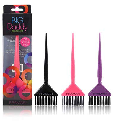 Framar Färbepinselset Big Daddy Brush Set mit 3 Pinseln, 40 g 680343910312