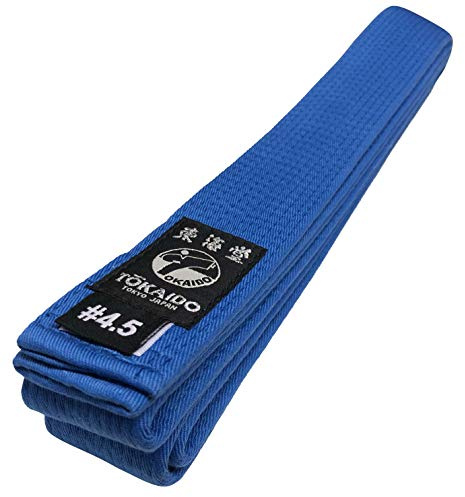 Tokaido Karategürtel blau | Blaugurt Karate Gürtel aus Baumwolle | Verschiedene Längen (255)