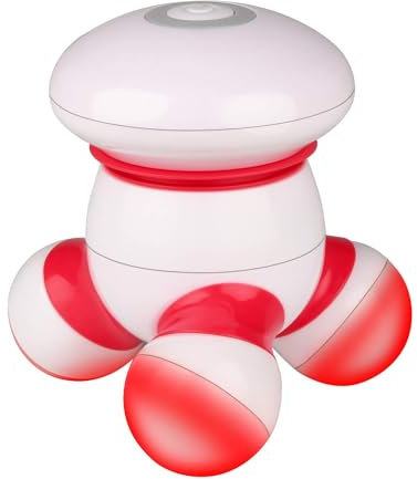 Cotsoco Mini masseur portatif vibrant avec lumière LED, idéal pour la main, la tête, le cou, le dos, les bras, le visage, le soulagement de la douleur