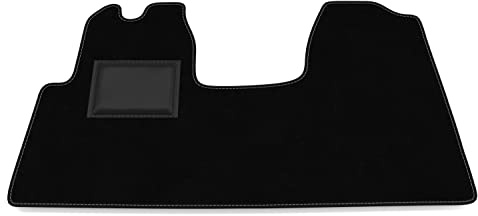 Fußmatten kompatibel mit Renault Trafic 2001-2014 ohne Dekoration, personalisiertes Automatten-Set, Teppich-Set, Autoteppich