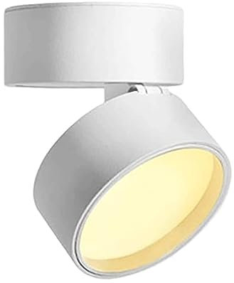 TCHAU Soffitto nordico Soggiorno Lampada da corridoio Lampada da soffitto a binario Lampada da soffitto a parete Faretto da incasso Faretti montati su superficie ultrasottile Lampada singola a LED Fa