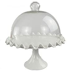 Alzata per torte Semplice ceramica alta torta vassoio torta stanza da forno a forno rack pomeriggio tea snack vassoio vassoio vassoio for la cerimonia di laurea matrimonio Alzata per dolci(Size:C)