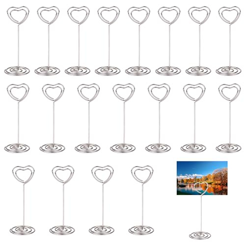 Songella Tarjeta Nota Fotos Soporte Forma de Estrella Foto Sostenedor 20 Piezas para Bodas Recolecciones de Fiestas